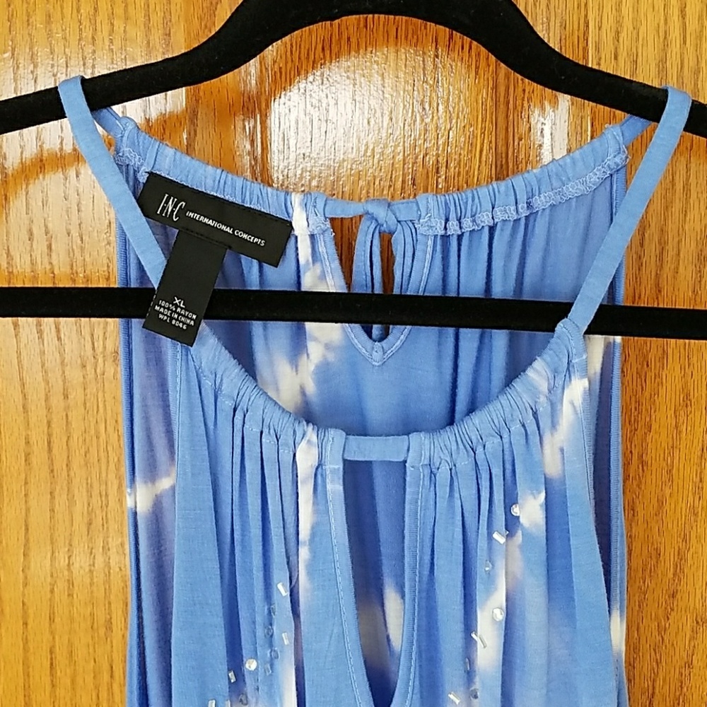 Bedazzled halter top